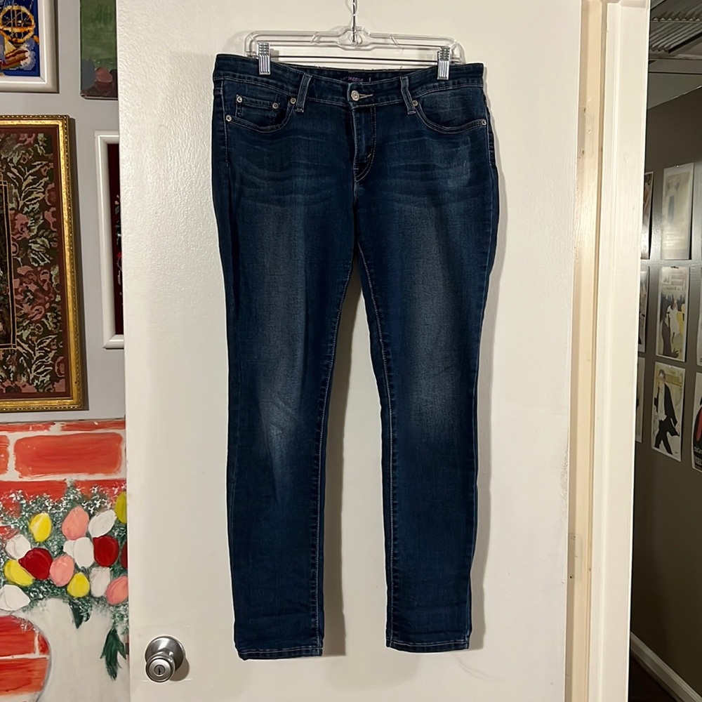 Levi’s 535 legging blue denim jeans